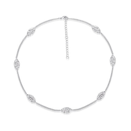 Snake Minimalist Adjustable Oval Choker